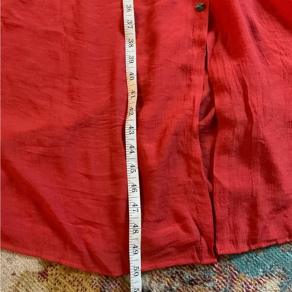 Charlie Charlie Charlotte women’s red maxi boho beach dress Size Medium - Picture 10 of 15